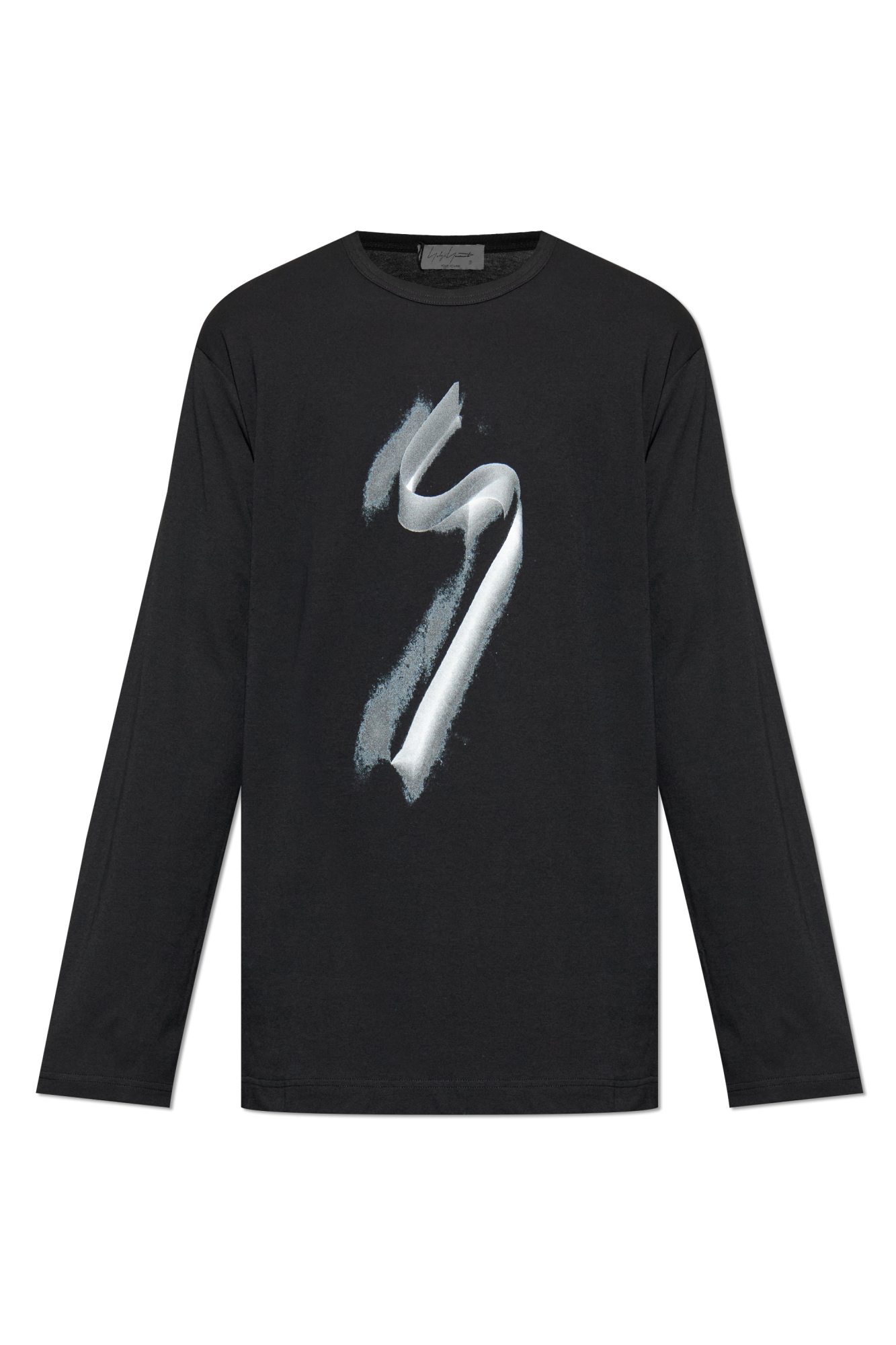 tatch¨̮⃝ Czarny T-shirt z długim rękawem Yohji Yamamoto - Vitkac Polska